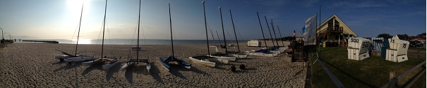 Strand beim Sylter Catamaran Club